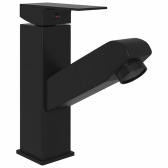 Wastafelkraan met uittrekfunctie 157x172 mm zwart 3