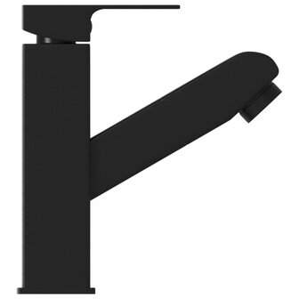 Wastafelkraan met uittrekfunctie 157x172 mm zwart 4