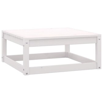 3-delige Loungeset massief grenenhout wit 8