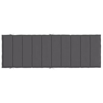 Ligbedkussen 186x58x3 cm oxford stof antracietkleurig 5
