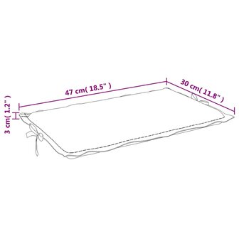 Ligbedkussen 186x58x3 cm oxford stof grijs 9