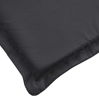 Ligbedkussen 200x70x3 cm oxford stof zwart 6
