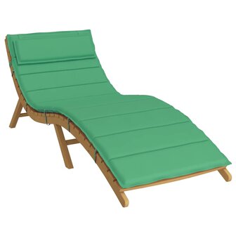 Ligbedkussen 180x60x3 cm oxford stof groen 3