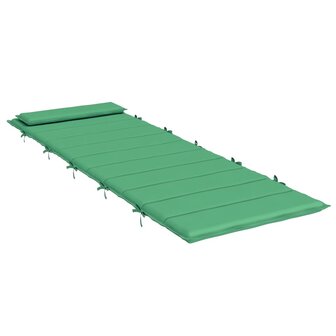 Ligbedkussen 180x60x3 cm oxford stof groen 4