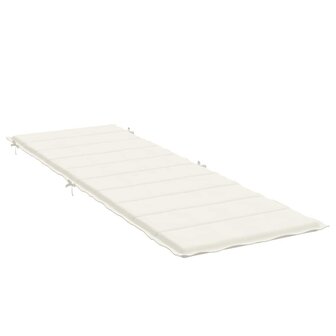Ligbedkussen 186x58x3 cm stof gem&ecirc;leerd cr&egrave;mekleurig 4