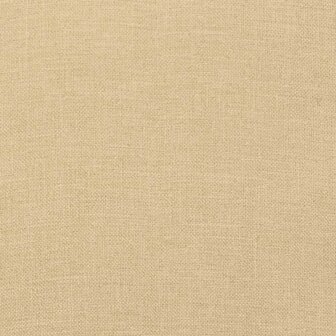 Ligbedkussen 186x58x3 cm stof gem&ecirc;leerd beige 9