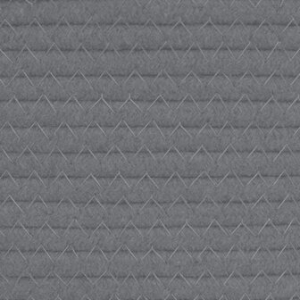 Wasmand &Oslash; 55x36 cm katoen grijs en wit 7