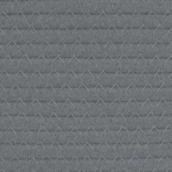 Wasmand &Oslash; 60x36 cm katoen grijs en wit 7