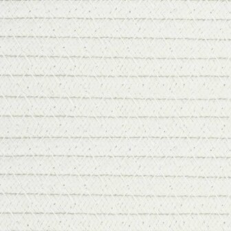 Wasmand &Oslash; 60x36 cm katoen beige en wit 8