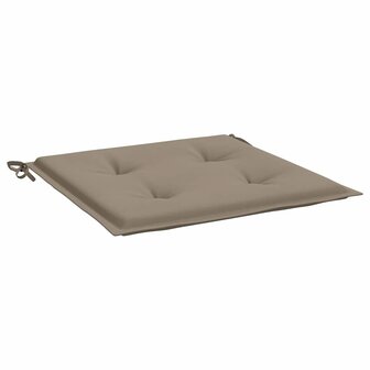 Tuinstoelkussens 2 st 40x40x3 cm oxford stof taupe 5