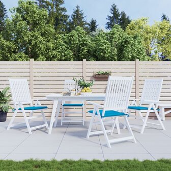 Tuinstoelkussens 4 st 50x50x3 cm oxford stof blauw 1