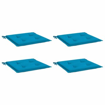 Tuinstoelkussens 4 st 50x50x3 cm oxford stof blauw 3