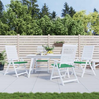 Tuinstoelkussens 4 st 50x50x3 cm oxford stof groen 1