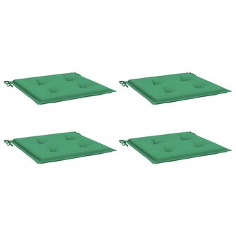 Tuinstoelkussens 4 st 50x50x3 cm oxford stof groen 3
