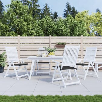 Tuinstoelkussens 4 st 50x50x3 cm oxford stof zwart 1
