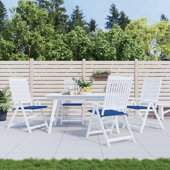 Tuinstoelkussens 4 st 50x50x3 cm oxford stof koningsblauw 1