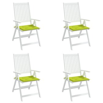 Tuinstoelkussens 4 st 50x50x3 cm oxford stof felgroen 4