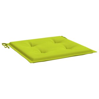 Tuinstoelkussens 4 st 50x50x3 cm oxford stof felgroen 6
