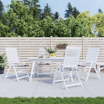 Tuinstoelkussens 4 st 50x50x3 cm oxford stof ruitpatroon grijs 1