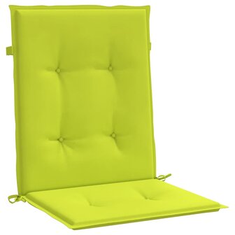 Tuinstoelkussens 2 st 100x50x3 cm oxford stof heldergroen 5