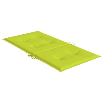 Tuinstoelkussens 2 st 100x50x3 cm oxford stof heldergroen 6