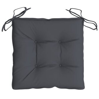 Stoelkussens 4 st 40x40x7 cm oxford stof antracietkleurig 6