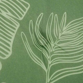 Stoelkussens 2 st bladpatroon 40x40x3 cm stof 7