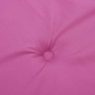 Tuinstoelkussens 2 st 40x40x3 cm stof roze 7