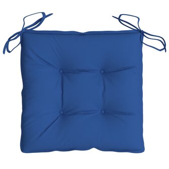 Stoelkussens 2 st 40x40x7 cm oxford stof blauw 6