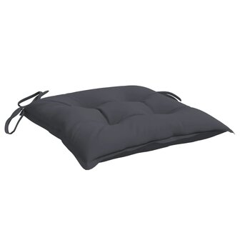 Stoelkussens 2 st 50x50x7 cm oxford stof antracietkleurig 5