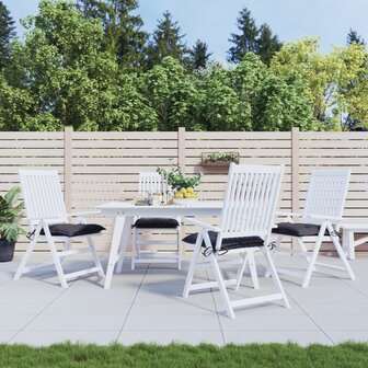 Stoelkussens 4 st 50x50x7 cm oxford stof antracietkleurig 1