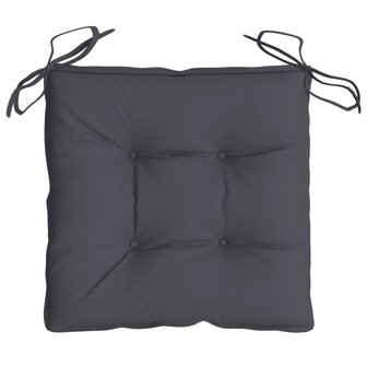 Stoelkussens 4 st 50x50x7 cm oxford stof antracietkleurig 6