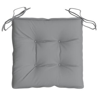 Stoelkussens 4 st 50x50x7 cm oxford stof grijs 6
