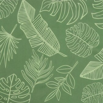 Stoelkussens 2 st bladpatroon 50x50x7 cm stof 8