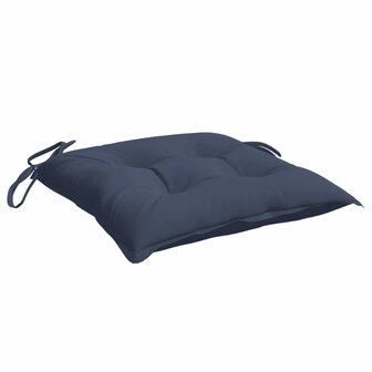 Stoelkussens 2 st 50x50x7 cm oxford stof marineblauw 5