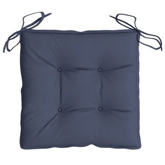 Stoelkussens 4 st 50x50x7 cm oxford stof marineblauw 6