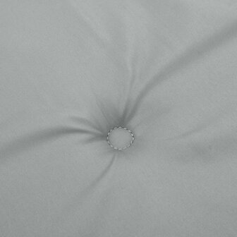 Stoelkussens 2 st lage rug 100x50x4 cm stof lichtgrijs 8