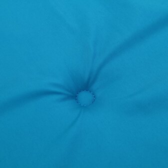 Tuinstoelkussens lage rug 2 st 100x50x3 cm oxford stof blauw 8
