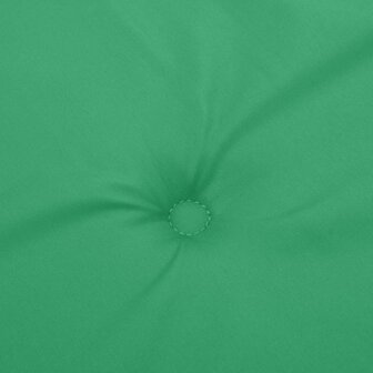 Tuinstoelkussens lage rug 2 st 100x50x3 cm oxford stof groen 8