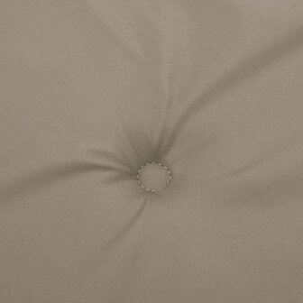 Tuinstoelkussens lage rug 2 st 100x50x3 cm oxford stof taupe 8