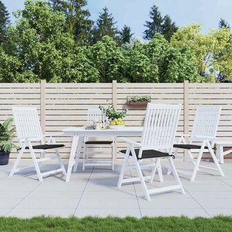  Tuinstoelkussens 4 st 40x40x3 cm oxford stof zwart 1