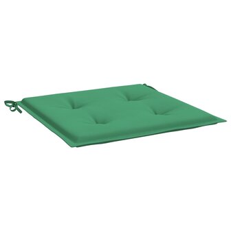 Tuinstoelkussens 2 st 50x50x3 cm oxford stof groen 5