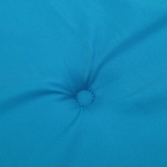 Tuinstoelkussens 2 st 50x50x3 cm stof blauw 7