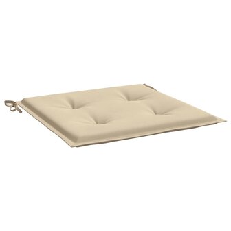 Tuinstoelkussens 2 st 50x50x3 cm oxford stof beige 5