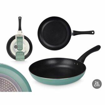 Antiaanbakpan Kinvara 9 Groen Aluminium 26 cm Inductie 1