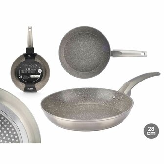 Antiaanbakpan Kinvara 5 Zilverkleurig Aluminium 28 cm Inductie 1