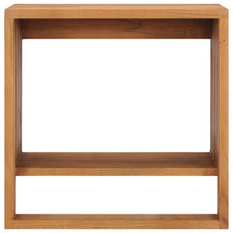 Handdoekenrek wandmontage 35x20x35 cm massief teakhout 2