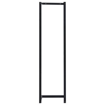 Handdoekenrek 25x20x95 cm ijzer zwart 3