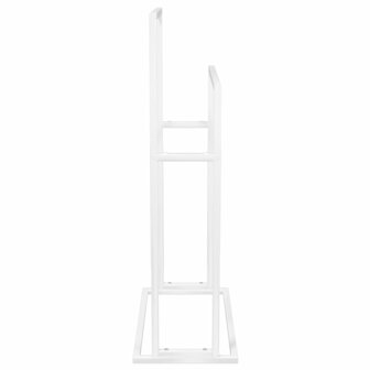 Handdoekenrek vrijstaand 48x24x78,5 cm ijzer wit 4