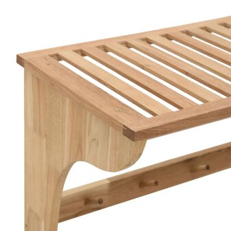 Handdoekenrek 60x30x35 cm massief walnotenhout 5